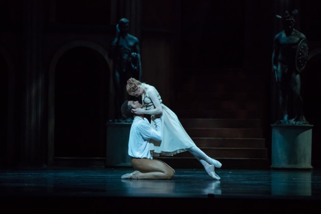 Mia Heathcote and Patricio Reve in Kenneth MacMillan's 'Romeo and Juliet'. Photo: David Kelly.