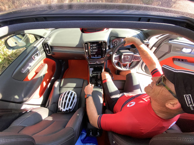 Despite being classed a small SUV the XC40 offered a surprising amount of interior space.