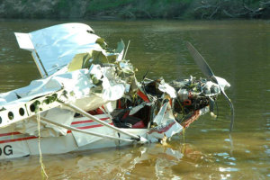 Maule HOG was substantially damaged in the accident. (NSW Police)