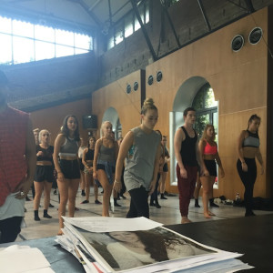 Auditioning for Marko Panzic's 'The Dream Company'.