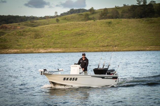 The rear baitboard and livewell is an innovative use of space in the 490WR.