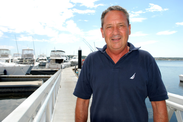 At home at Marks Point: Dennis McColl.