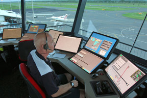 INTAS in action at Rockhampton tower. (Airservices Australia)