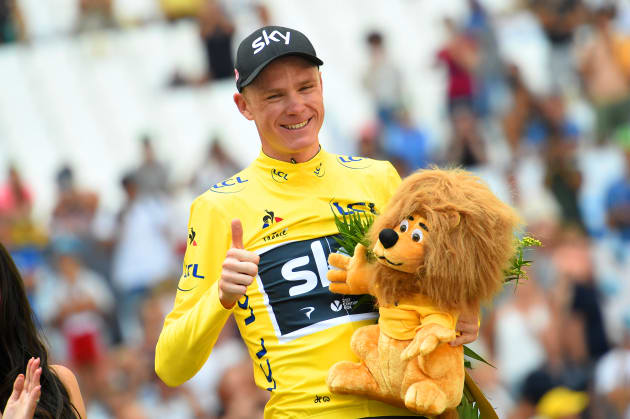 Chris Froome has been ruled out of the 2019 Tour de France after crashing heavily at the Criterium du Dauphine. Image: Sirotti.
