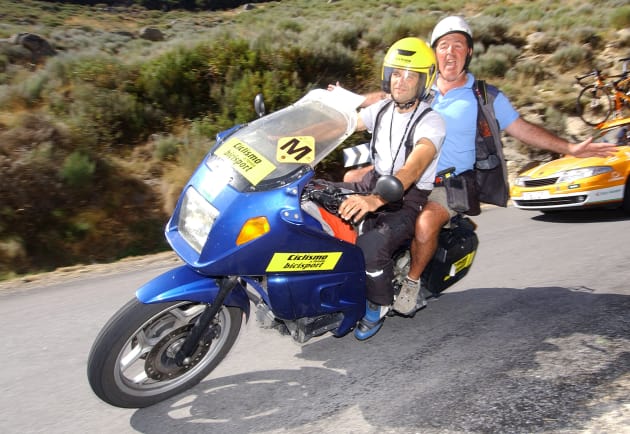 Another day in the office for Graham Watson.