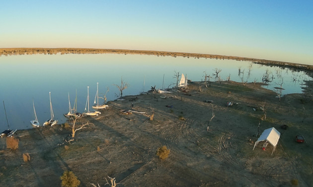 Lake Eyre sailing. Picture: Darius Kubilius.