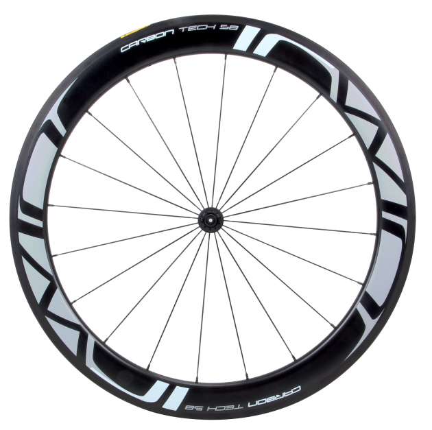 Ceramic fibre is infused in the carbon braking surface to prevent overheating.