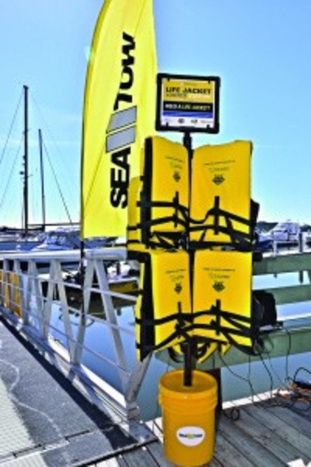 Sea Tow Foundation opens life jacket "loaner stands" in Miami