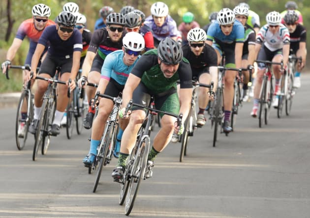 Nick Kourambas, one of four candidates for the Bicycling Australia 'Faster in Four Weeks' challenge held in conjunction with Zwift.