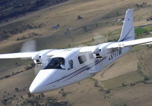 Tecnam's P2006T light twin. (John Absolon)