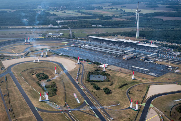 Eurospeedway Lausitz, Germany, where Matt Hall won the 2016 event by over one second. (Pedrag Vuckovic / Red Bull Content Pool)