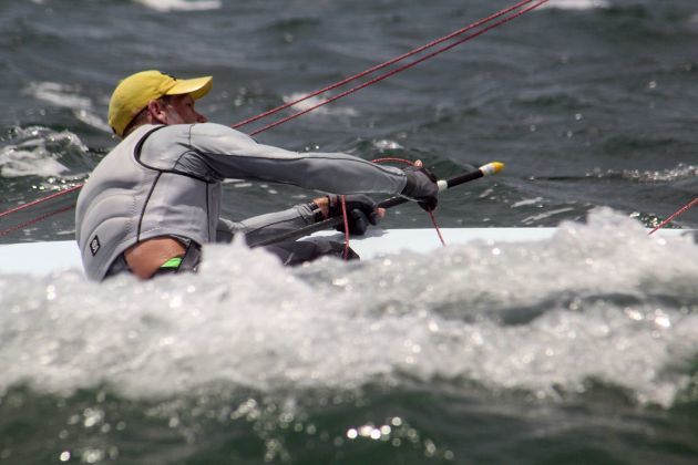 Robert Scheidt at the Laser Worlds. Photo ILCA.