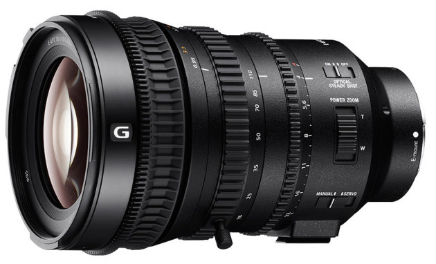 Sony's new E PZ 18-110mm F4 G OSS cinema lens for Super 35mm and APS-C.