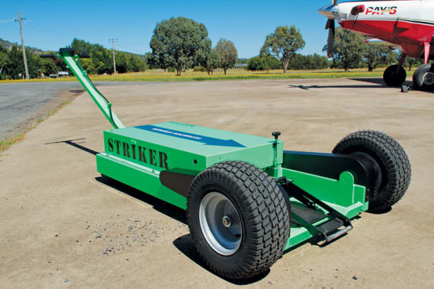 The SuperTow Striker is designed to move aircraft weighing up to 7000 kg.