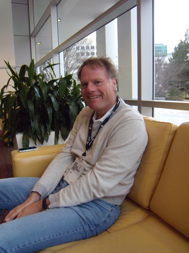 John Burke appeared extremely relaxed throughout his visit to the recent Trek World trade show in Canberra.