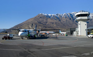 New Zealand aviation rules are seen to be less complex despite the more challenging terrain. (Queenstown Airport Corporation)