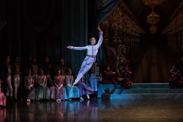 Adam Bull in Swan Lake. Photo by Kate Longley