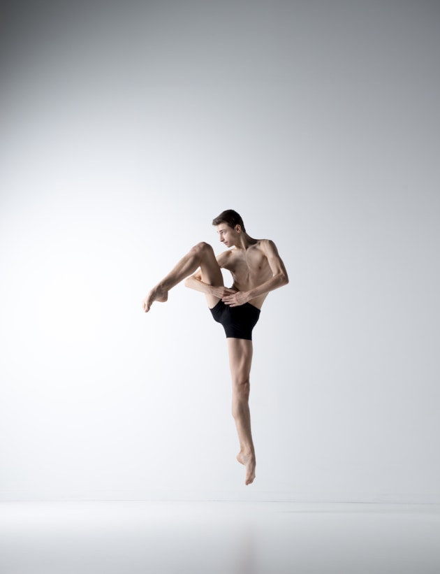 Alegria School of Ballet: Brayden Gallucci, winner Gailene Stock Award for Most Promising Student at Royal Ballet School 2018, winner Martyn Bequest Scholarship 2018, apprenticeship with Royal Ballet, 2019. Photo Damien Tierney.
