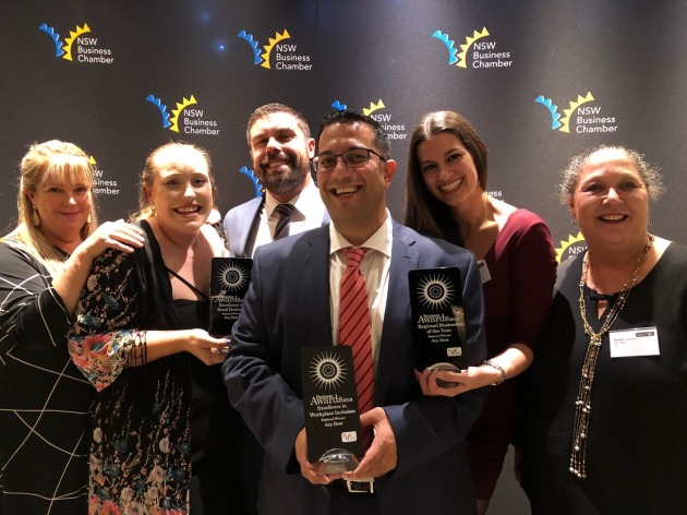 The Any boat team recently celebrated winning the NSW Business Chamber award for Regional Business of the Year as well as the Excellence in Small Business award two years in a row.