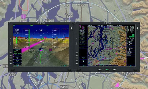Avidyne's Vantage 12  avionics have been certified for Cirrus. (Avidyne)