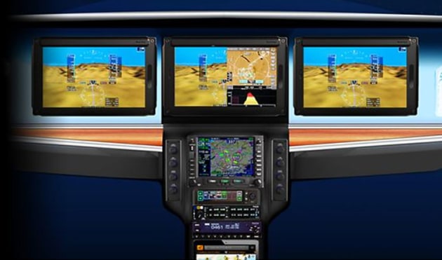 Bendix King's AeroVue Touch integrated flight deck. (Bendix King)