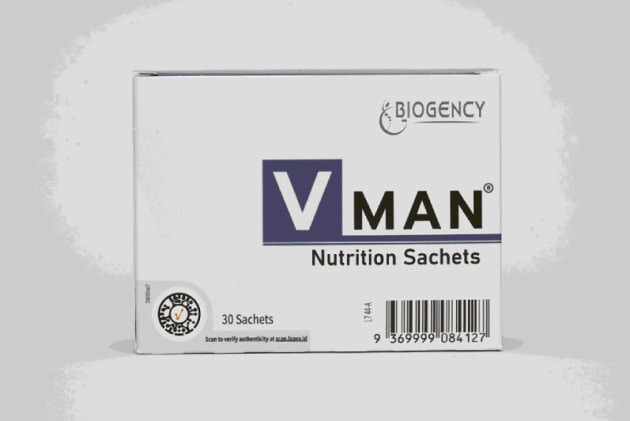 Biogency's men’s health supplement VMAN.