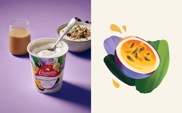 This is the third major refresh of the yoghurt portfolio delivered by Boxer for Brownes.
