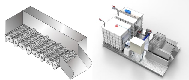 KDS technology with its multi-roller system eliminates sticky processing spillages by producing a drier waste that is more easily transported and recycled.