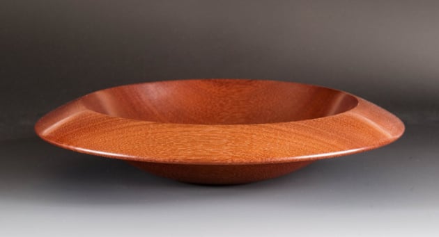 Red cedar platter by Terry Martin