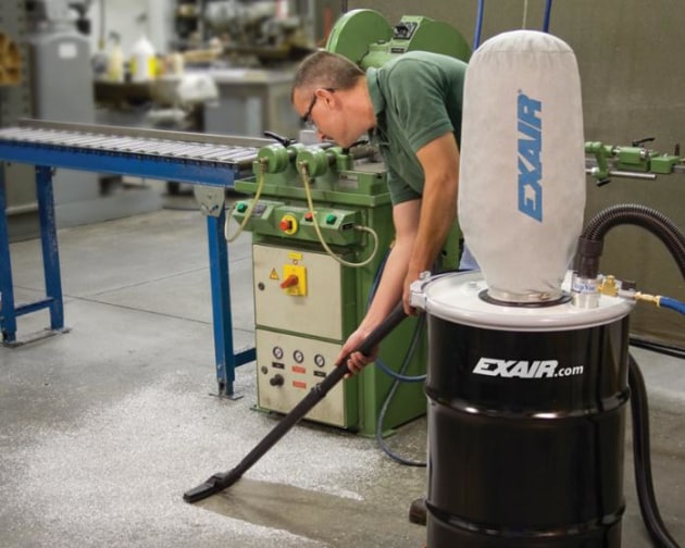 Compressed air-operated products manufacturer, Exair, has released the latest iteration of its Chip Vac, now featuring an upgraded filter bag.
Source: Exair