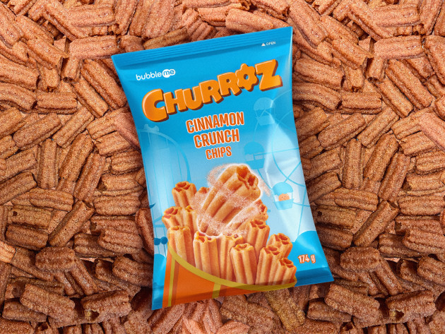 ByAsia Food snacking brand, bubbleme, has released a crunchy new snack experience, with the launch of bubbleme Churroz.
Source: bubbleme
