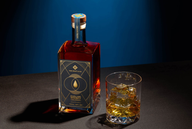 The Craft & Co's Solera Aged Whisky (Cask Strength) has been seven years in the making. Image: Catherine Sutherland