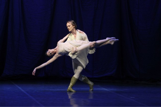 The Hamburg Ballet's Helene Bouchet and Ivan Urban in Neumeier's A MIdsummer Night's Dream', which was performed in Australia in 2012 in Brisbane. Photo: Holger Badekow.