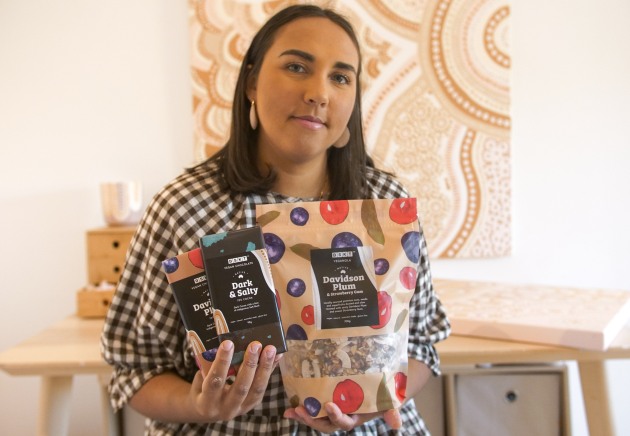 Artist and Wiradjuri woman, Katrina Graves.