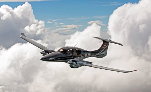 Diamond's DA62 has proven a leader in the GA twin sector. (Diamond Aircraft)