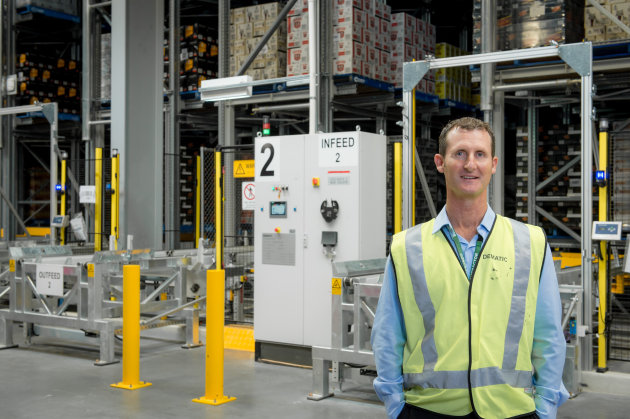 Dematic industry logistics manager, David Rubie. (Source: David Rubie