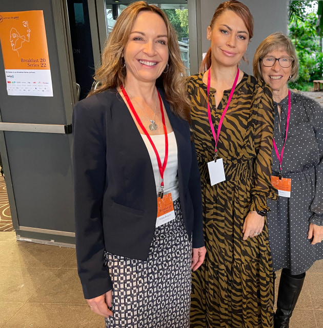 L-R Debbie Burgess, Brooke Udy, Joy Skeels