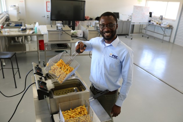 Dr Randy Adjonu said the research found differences of up to 30 per cent for Canola oil frying life and how many time it can be reused for cooking.