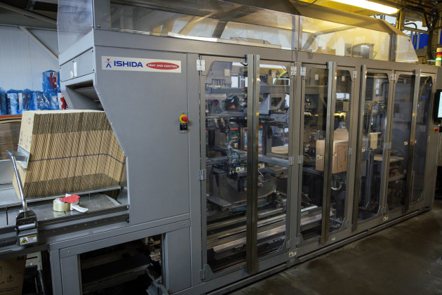 The new automated snack food packaging system from Ishida in situ at Fairfield Farms.