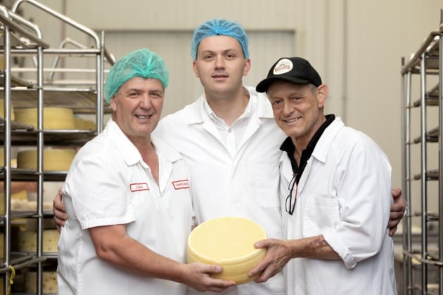 Living the legacy &ndash; (from left) Fabio Portella, Francesco Portella and Mauro Montalto