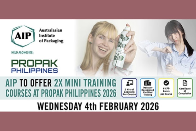 AIP running two packaging training courses at ProPak Philippines 2026