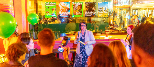 Mary Georgievski – General Manager of Photo Imaging at Fujifilm Australia opens the proceedings. Image: Tim Levy