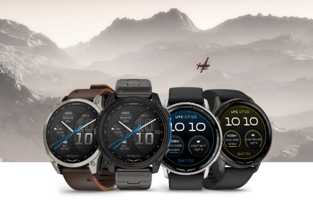 Garmin's D2 Air X15 and D2 Mach 2 aviator smartwatches. (Garmin)