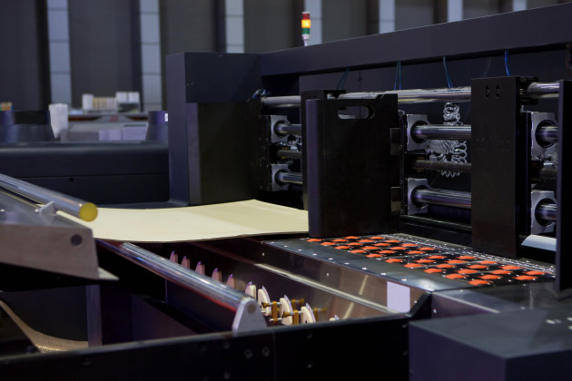 Corrugated cardboard digital inkjet printer (Image: Getty)
