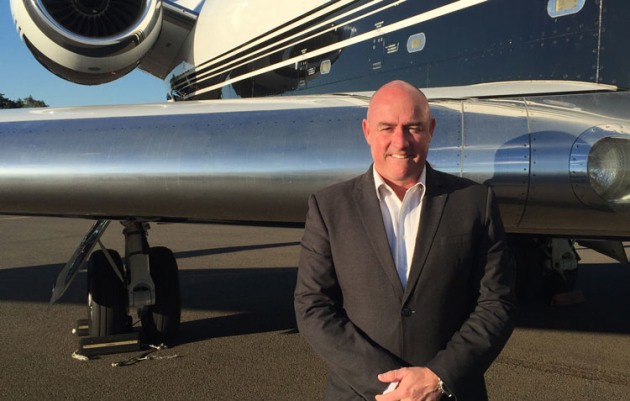 ExecuJet Vice President Grant Ingall. (Dassault)