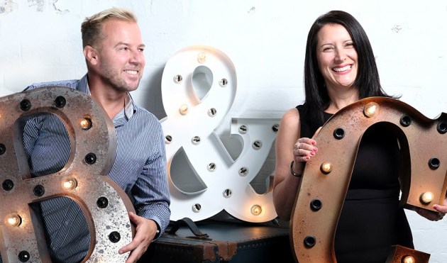 Boxer & Co Managing Director Gwen Blake (right) with Creative Director, Mark Haygarth.