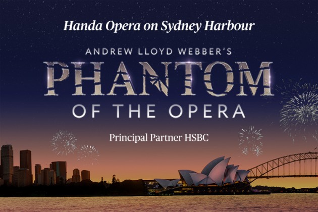 Handa Opera on Sydney Harbours's Phantom of the Opera. Images supplied.