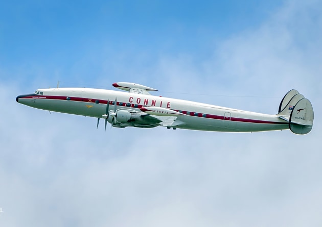 The world&rsquo;s only airworthy Super Constellation &ldquo;Connie&rdquo; is due to fly during the service for veterans and all who serve on Friday 10 April. (Howard Mitchell)