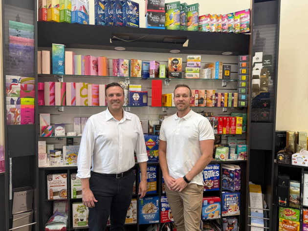 Supporting Australian manufacturing – general manager Aaron Lusch and operations manager Tim Lusch.