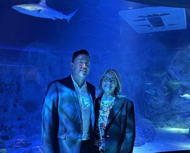 Nathan Wardell, MD of Packserv and PKN publisher, Lindy Hughson.